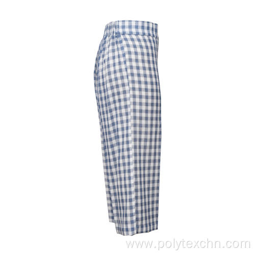 High Waist Casual Harem Pants Checks Trousers